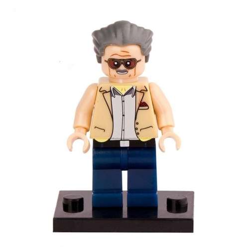 Building Blocks - Lego compatible - MiniFigure- N31 - Stan Lee - Marvel Comics Legend