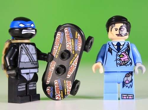 Building Blocks - Lego compatible - MiniFigure- X14 -TMNT Kraang &  Leonardo