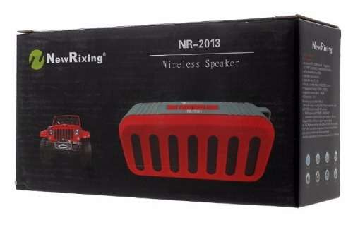 *CLEAR*Rugged New Rixing NR-2013 Speaker Bluetooth (Green)