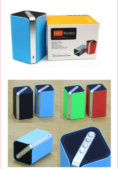 *CLEAR* TG011 -  WIRELESS SPEAKER (Blue)