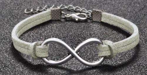 INFINITY BRACELET (Light Grey)