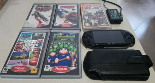 PSP with 5 Games
