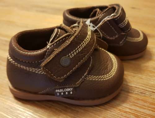 SIZE 1 - PABLOSKY BABY BOY SHOES (GENUINE LEATHER UPPER)