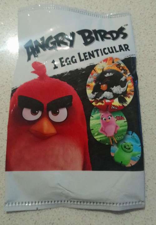 1 X SEALED ANGRY BIRDS EGG LENTICULAR