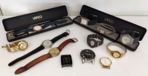 LOT WATCHES - ONE BID FOR ALL. NOT TESTED
