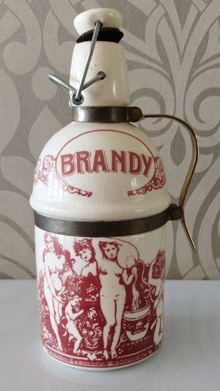 Old Bottle - Brandy - Empty-