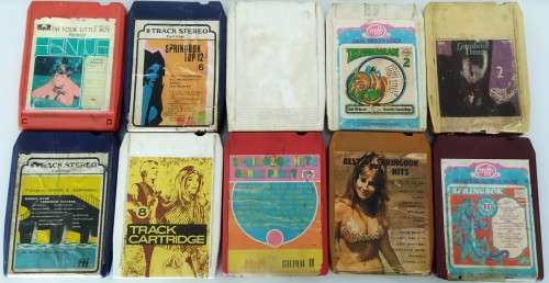 10 x Vintage Stereo 8 Tracks