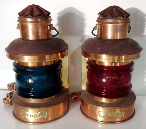 Beautiful Starboard and Portside lights. (Not Tested)