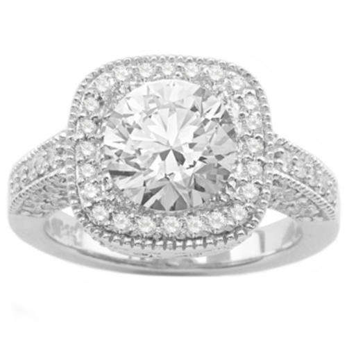 1.90CT Real Natural White Diamond Engagement Wedding Solitaire Ring