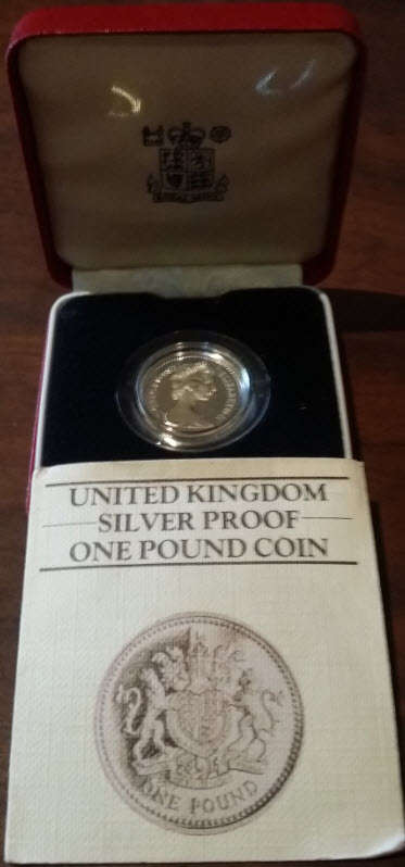 United Kingdom Silver Proof One Pound - R1 Start