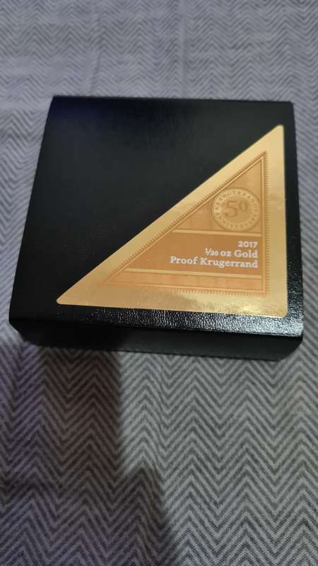 1/20oz Gold Proof Krugerrand in collectors box