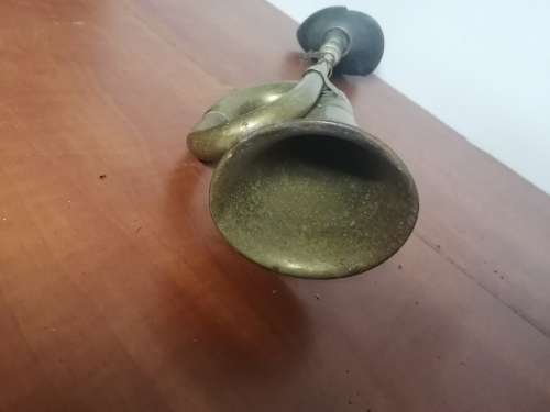 Brass hooter well used