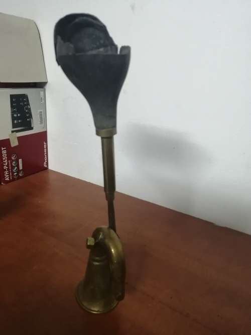 Brass hooter well used