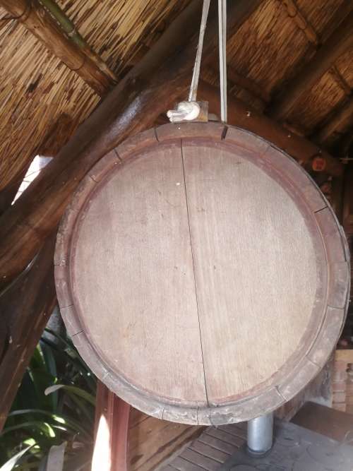 Oxwagon water barrel