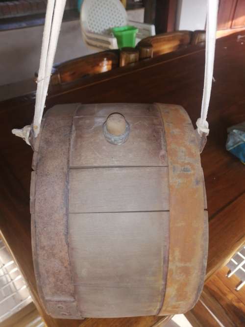 Oxwagon water barrel