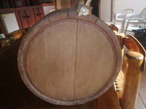 Oxwagon water barrel
