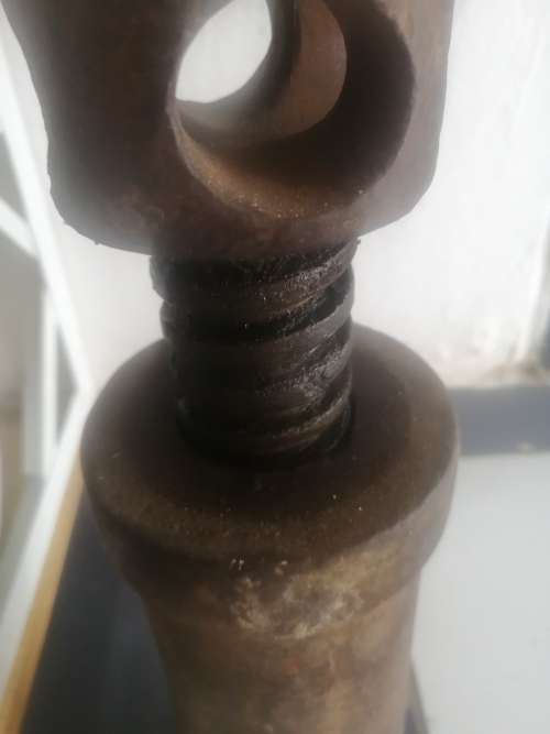 Antique ox wagon jack