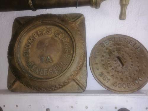 Small replica of Manhole astray used for advertising of product