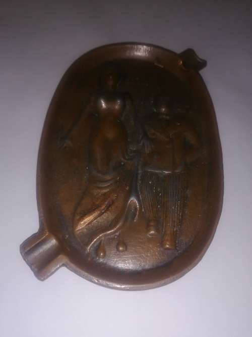 Heavy copper ashtray as per photos