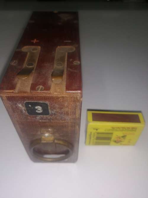 Antique wooden casing battery - collectors item
