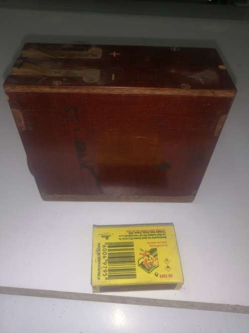 Antique wooden casing battery - collectors item