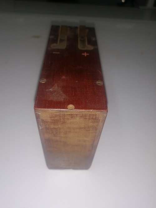 Antique wooden casing battery - collectors item