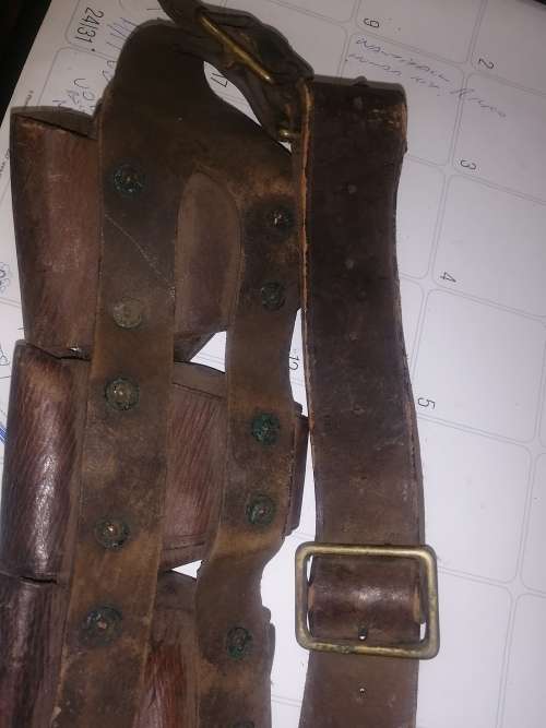 Bandolier egte leer uit die boere oorlog se dae