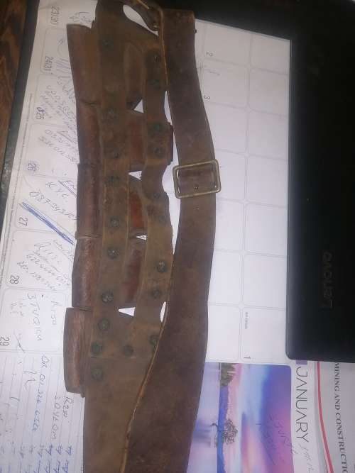 Bandolier egte leer uit die boere oorlog se dae