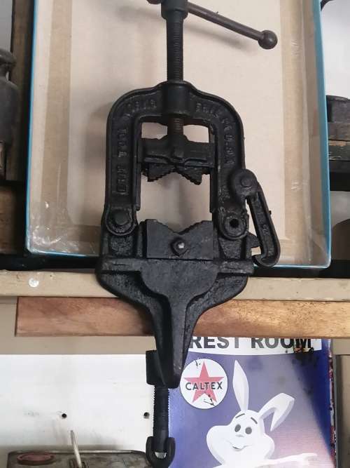 Vintage pipe vice
