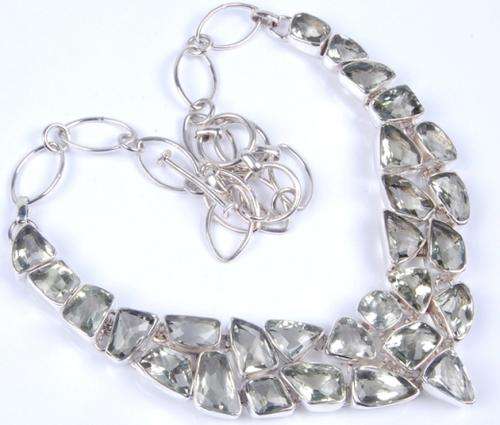 Exquisite Green Amethyst Necklace