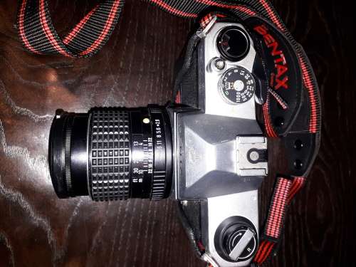 Pentax K1000 camera and accessories