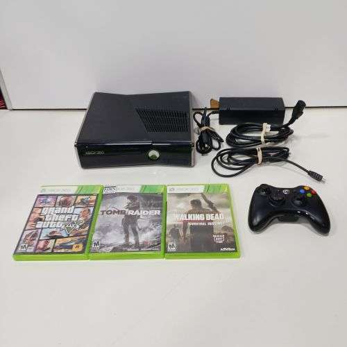 Kids Entertainment, Xbox 360 Console, 6 Games, 2 Controllers, HDMI Cable, Power Adapter, 100% Workin
