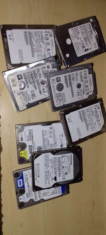 10 x 500GB Hard Drive Laptop Technician Edition, Tested 100% Working, 100% Health, 100% Performance