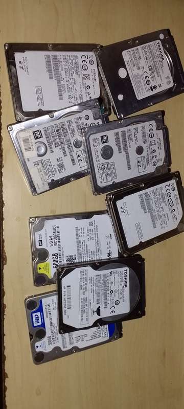 10 x 500GB Hard Drive Laptop Technician Edition, Tested 100% Working, 100% Health, 100% Performance