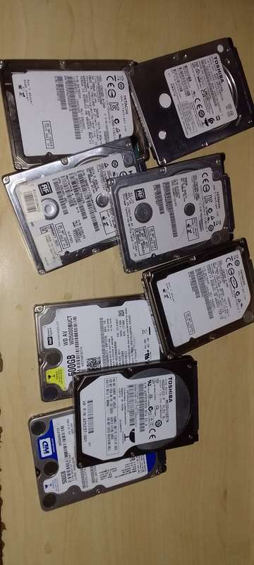 10 x 500GB Hard Drive Laptop Technician Edition, Tested 100% Working, 100% Health, 100% Performance