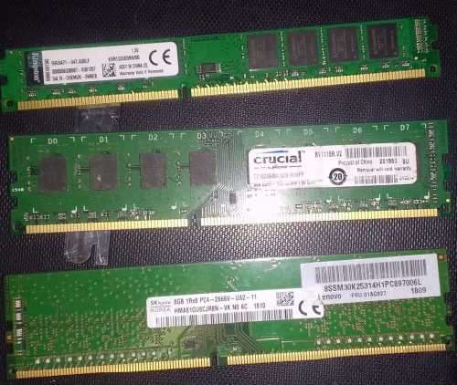 3 x 8GB PC4 2666V, 8GB PC3