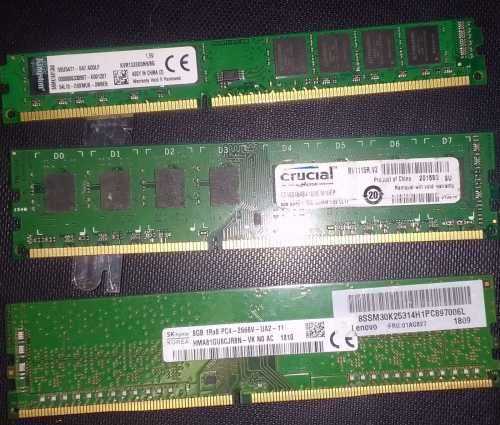 3 x 8GB PC4 2666V, 8GB PC3