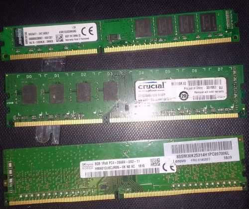 3 x 8GB PC4 2666V, 8GB PC3