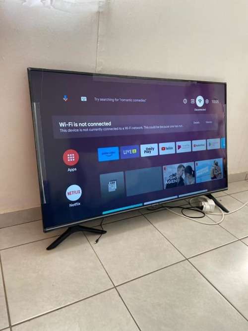 Bonus Time Big Sinotec 55 inch UHD Android Smart TV, 3.0 USB, 3 HDMI, Remote, LAN, 2.4Ghz WIFI, RF