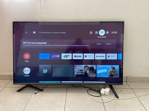 Bonus Time Big Sinotec 55 inch UHD Android Smart TV, 3.0 USB, 3 HDMI, Remote, LAN, 2.4Ghz WIFI, RF
