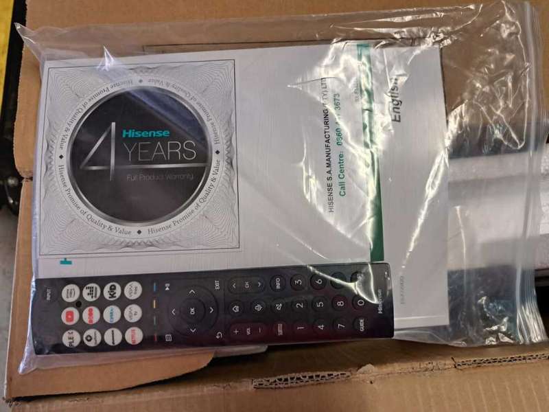 Brand New Boxed Android Hisense 55`U7H inch 4K, Smart Uled TV, Game Pro , Remote, 4 Years Warranty