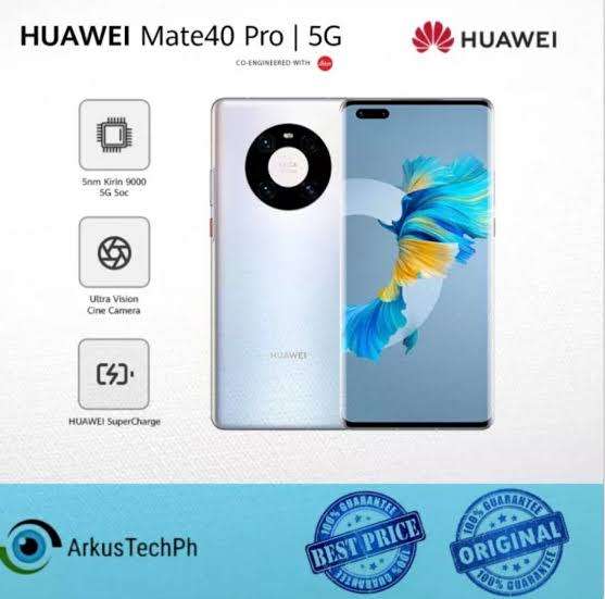Water Proof Huawei Mate 40 Pro 5G, 8GB, 256GB, Android 13, Dual Sim, 5G LTE, 50MP, Bluetooth, WIFI