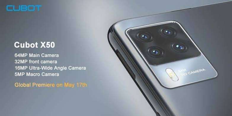 Top Range Cubot X50, Android 11, 8GB Ram, 128GB, 4G LTE Network, Dual Sim, 64MP, Bluetooth, WIFI