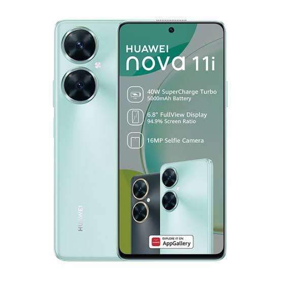 Like New Huawei Nova 11i, Android 13, 8GB, 128GB, 4G LTE, Dual Sim, 5000 mAh, Bluetooth, WIFI