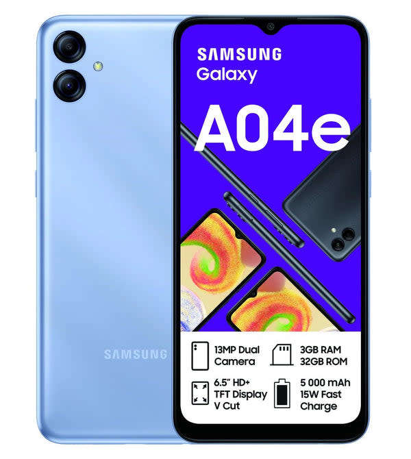 Like New Samsung A04e, Android 13, 3GB, 32GB, 4G LTE, Dual Sim, Bluetooth, WIFI, 5000mAh Battery