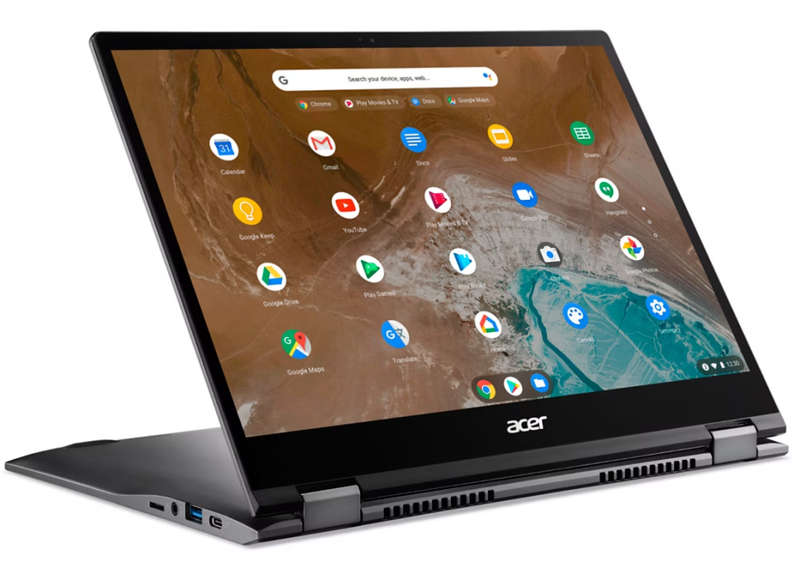 Acer Chromebook Spin 713, 2 in 1 Touch Screen, i5 10th Gen, 8GB, 256GB M.2 Nvem, 10 Hours Battery