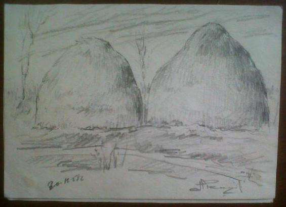Pencil sketch by Pierneef