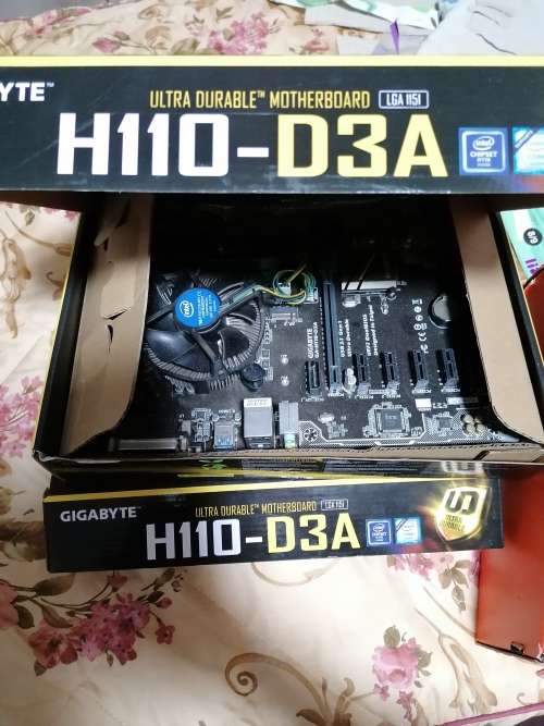 Gigabyte H110-D3A mining combo