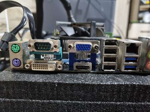 Pegatron H110D4-M1 motherboard with i5 6th gen cpu, fan and 8gig ram