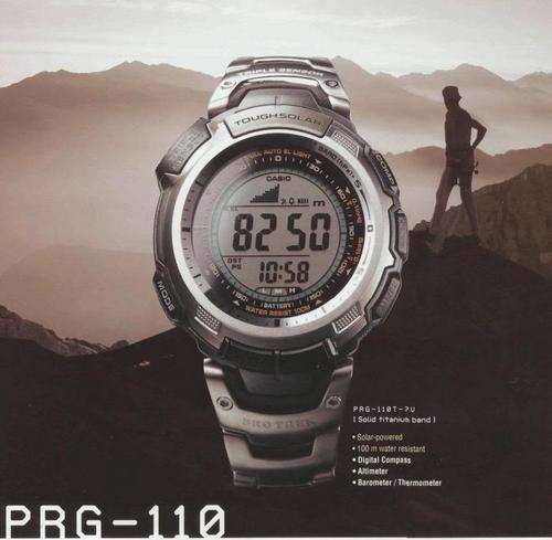 CASIO PROTREK PRG-110T 3 Sensor Solar Compass-Barometer-Altimeter-Thermometer**BEST PRICE IN SA!!
